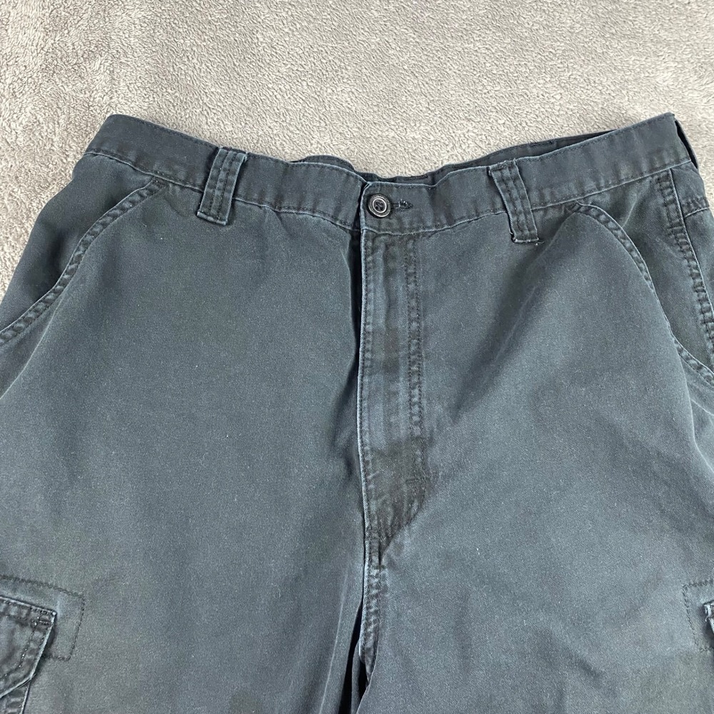 Wrangler‎ Cargo Chino Shorts Mens 35 Gray - Picture 4 of 14
